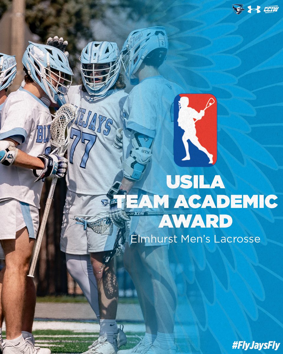 ElmhurstBluejay's tweet image. .@elmhurstu_mlax putting the work in on the field and in the classroom📝

Ryan Swank, Noah Mickelson, and Ethan Stepanek earn USILA Scholar All-American honors, while the team earns the Team Academic award! #FlyJaysFly

📰bit.ly/4c03cnY