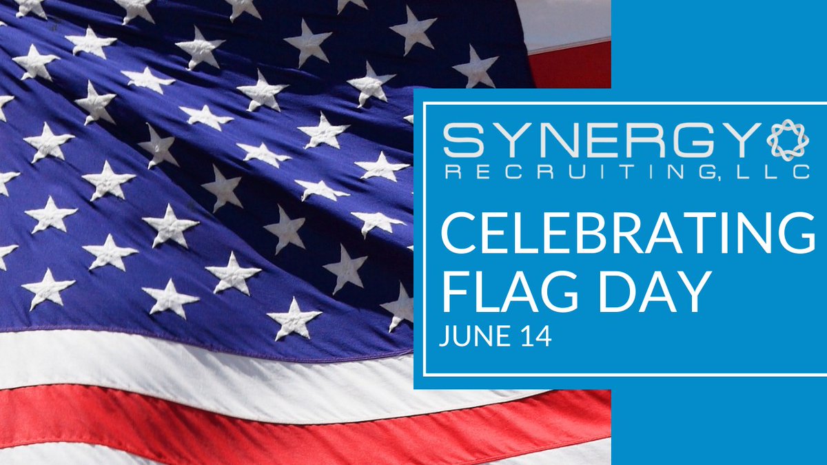 SynergyRecruite's tweet photo. On Flag Day, Synergy Recruiting pays tribute to our nation's flag, symbolizing our collective history and shared aspirations. Celebrate this day with pride and patriotism! #FlagDay https://t.co/mK7a5jftEy