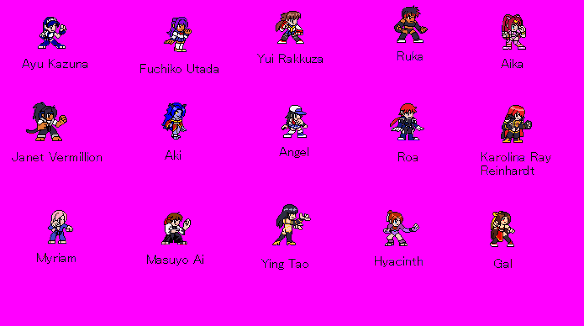 Today I made another Neo Geo Pocket style pixelart, this time with OCs!

#pixelart #pixel #sprite #chibi #oc #original #originalcharacter #neogeopocket #neogeopocketcolor
