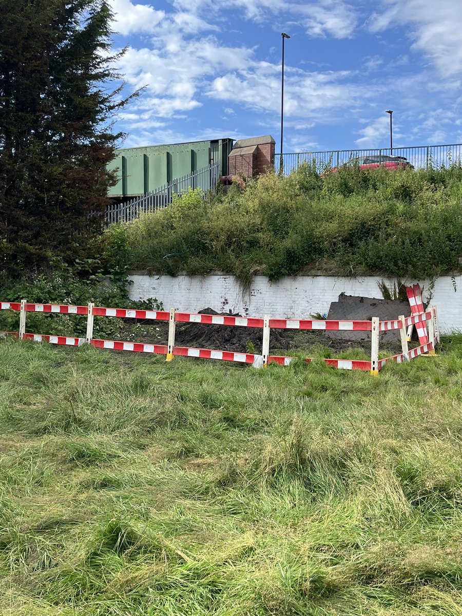 The leak that has been effecting our outfield for the last 8 months has finally been fixed! Many thanks again to <a href="/stephendfenton/">Stephen Fenton</a> for stepping in to help us yet again. Now for some sun ☀️