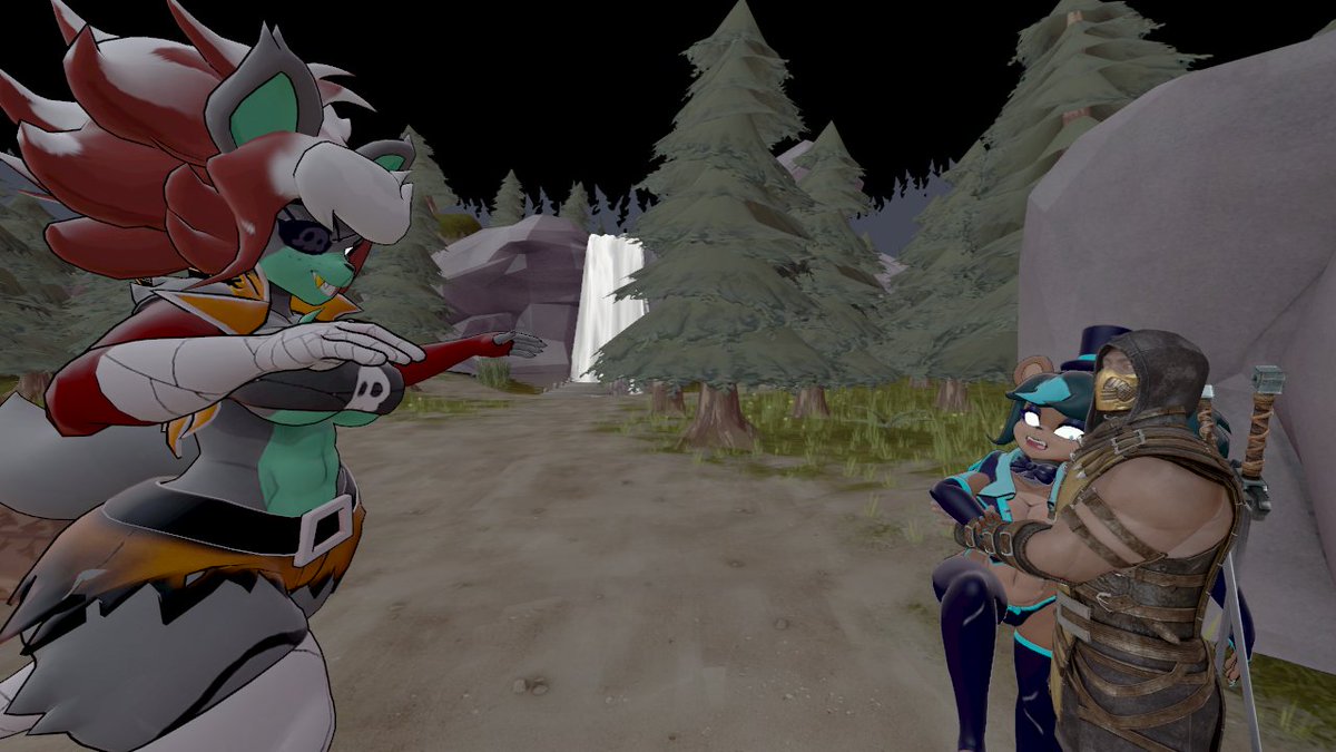 Nacho_Animation's tweet photo. Me and @Maleanimation09 
And the Krampus fexa 

Model: @CryptiaCurves https://t.co/JqirKGY1fp