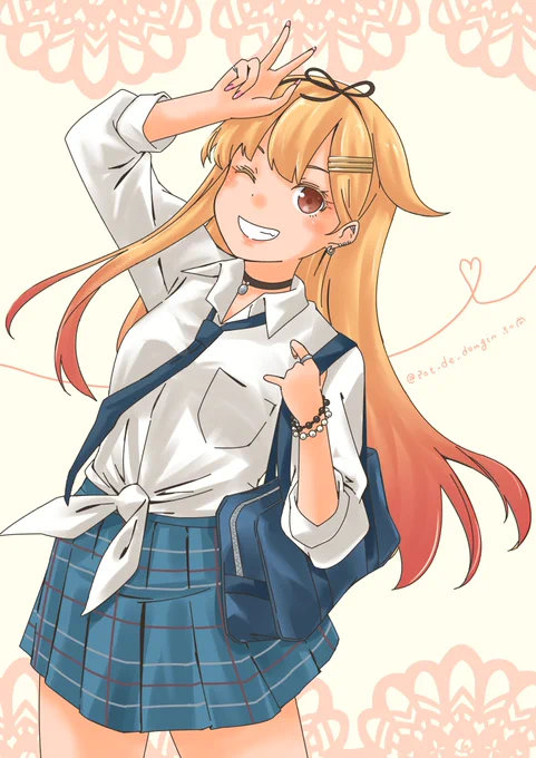 #みなさんの艦これネタ絵見せてください国産駆逐編・放課後釣りするヤツ・サギリ先生・江戸川さん・まりんちゃん 