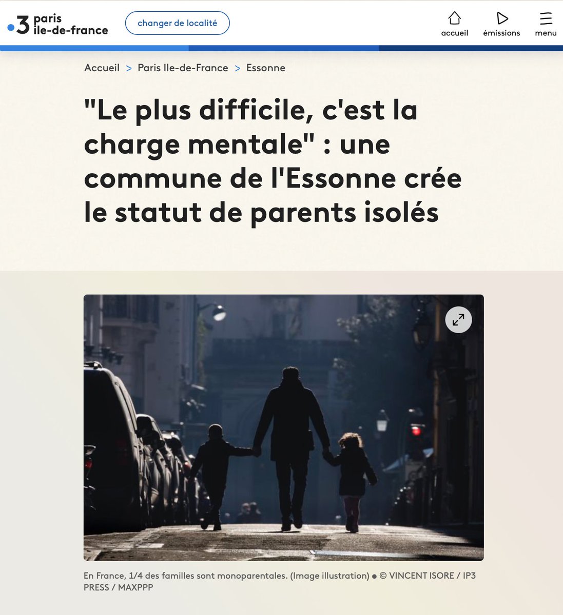 À Ris-Orangis, nous avons créé le premier « statut communal de parents solos » avec 21 droits nouveaux qui y sont attachés.

Solidaire, notre ville est plus belle !

france3-regions.francetvinfo.fr/paris-ile-de-f…