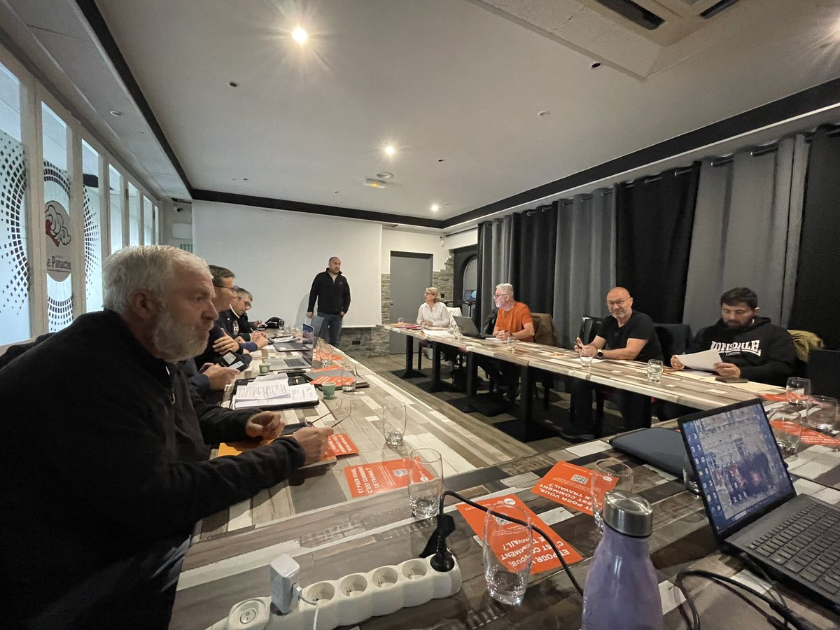 Merci aux Militants.es du syndicat des Vosges pour leur accueil. 20 militants motivés, engagés pour améliorer les conditions de vie au travail des salariés et plus que jamais mobilisés pour voter et faire voter afin de faire barrage à l’extrême droite.