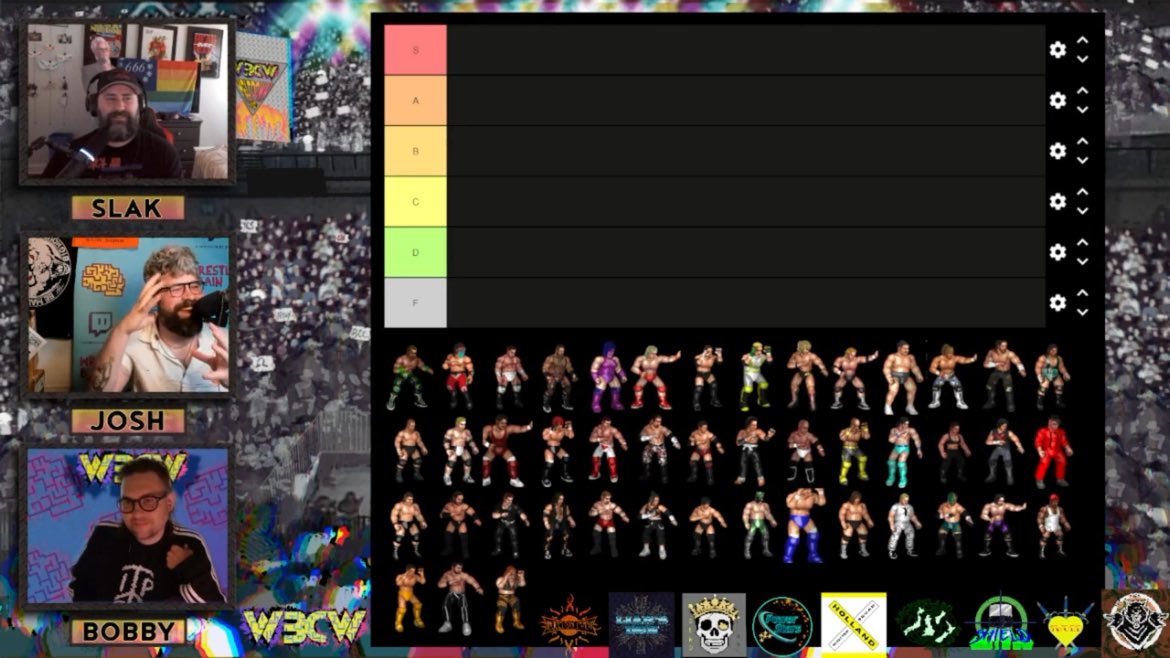 Wrestling_Brain's tweet image. Behind the paywall this morning: @j0shc, @torqpenderloin and @exploder_cc putting the entire WBCW into a tier list. We rank the roster together, as friends from S tier, down to F