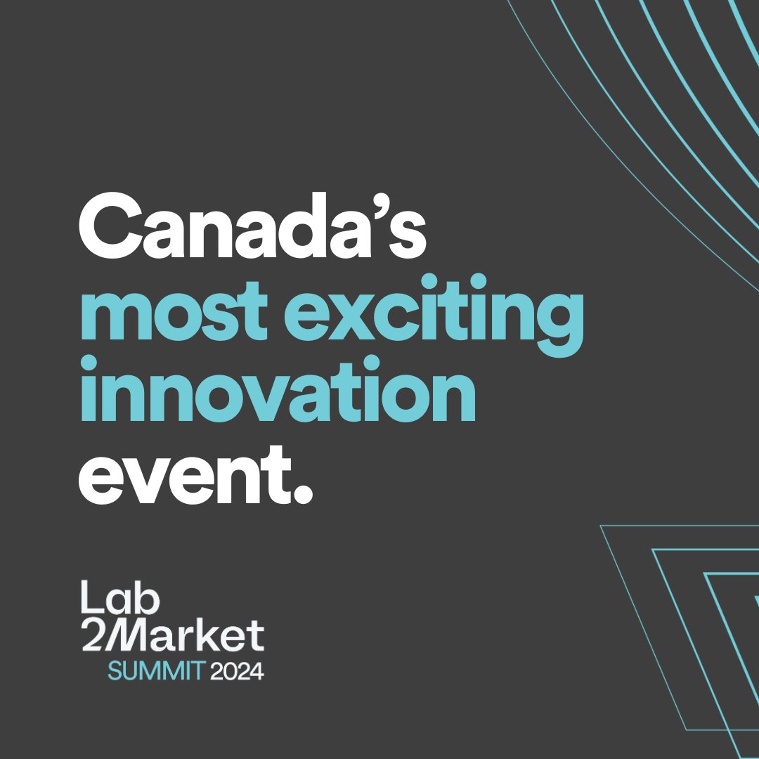 📣Canada’s most exciting innovation event!

Hosted at the Metro Toronto Convention Centre, the Lab2Market Summit is a 2-day event from Oct 30-31st designed to bring together Canada’s brightest minds and boldest innovators.
​
Join our waitlist today: lab2market.ca/l2m-summit