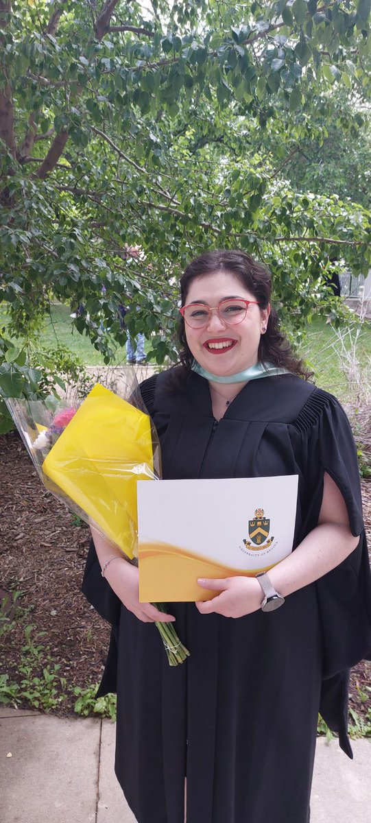 Juliana Khoury, MSc. 😊
Yesterday was the culmination of two years of hard work, learning, and intense growth. Thank you so much to the many people who helped me along the way!
