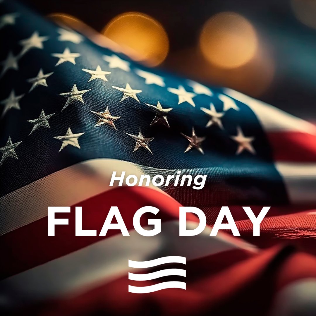 Happy #FlagDay! 🇺🇸  Today, we honor the Stars &amp; Stripes, a powerful symbol of our nation's freedom, unity, and resilience.