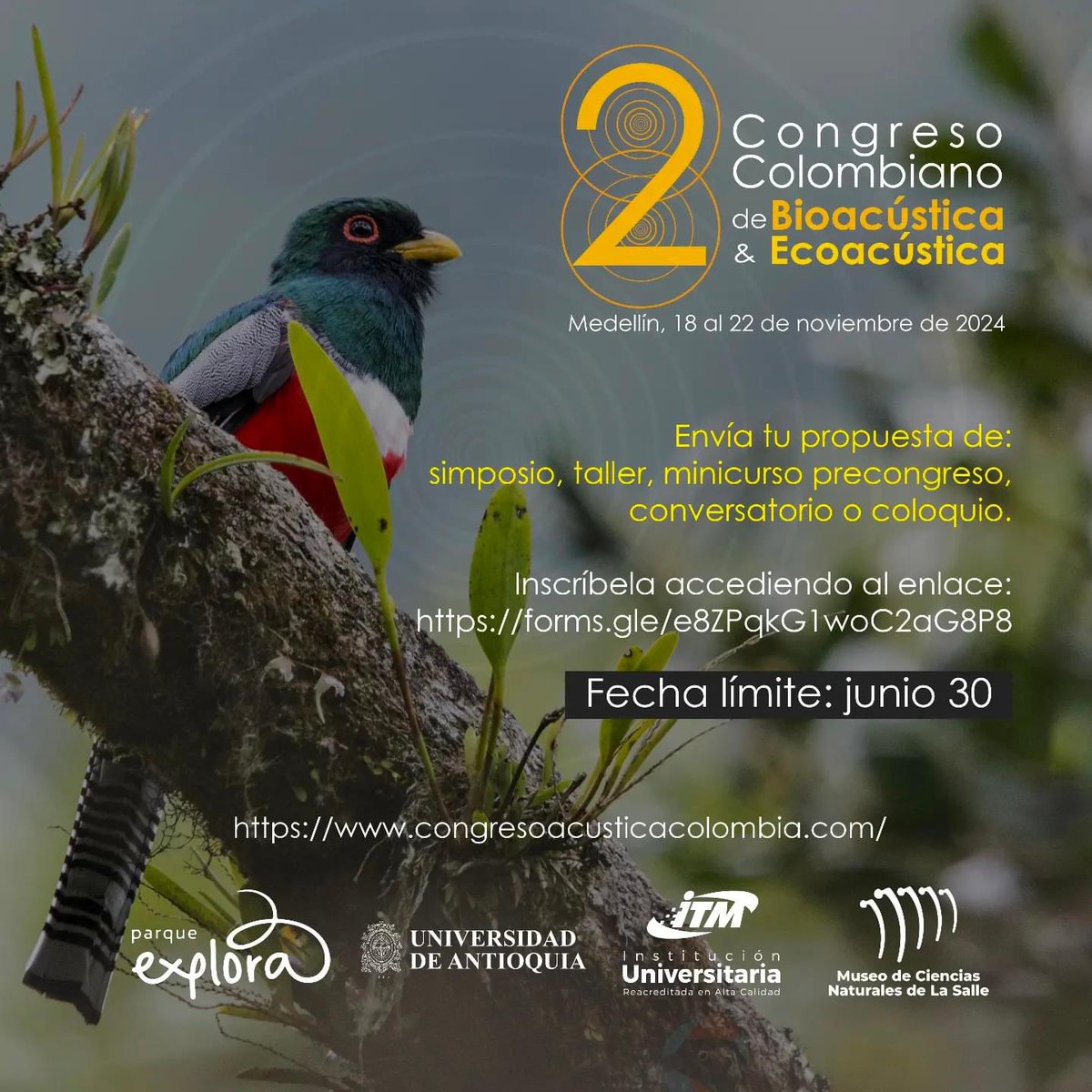 2 Congreso Colombiano de Bioacústica y Ecoacústica tweet media