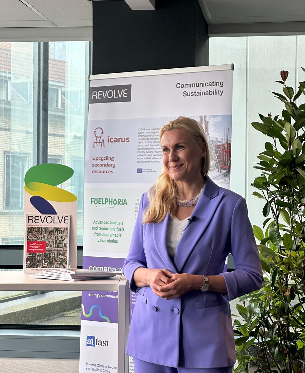 REVOLVE (@revolvemediaco) on Twitter photo ✨ What a fantastic week at #EUSEW2024! 🎉
We took part in this dynamic and energetic event where we connected with industry experts, were inspired by sustainable energy leaders and closely collaborated with our EU projects! 🇪🇺
A few key highlights include:
⚡ <a href="/KadriSimson/">Kadri Simson</a>, ✨ What a fantastic week at #EUSEW2024! 🎉
We took part in this dynamic and energetic event where we connected with industry experts, were inspired by sustainable energy leaders and closely collaborated with our EU projects! 🇪🇺
A few key highlights include:
⚡ <a href="/KadriSimson/">Kadri Simson</a>,