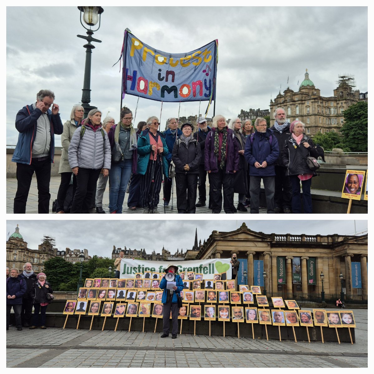 Our rally and vigil begins. 
#Justice4Grenfell