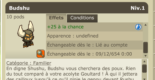 kama_os's tweet photo. @DOFUSRetro_FR Salut @DOFUSRetro_FR  , petit probleme ça fait deux jour on est stuck et dès qu'on equipe le familier ça nous déco merci https://t.co/370lY9nDhe