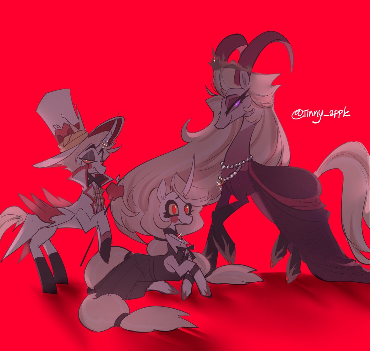 Tinny_apple's tweet image. "we met and live together"
#HAZBINHOTEL #morningstar #lucililith #charliemorningster #lucifer #lilith