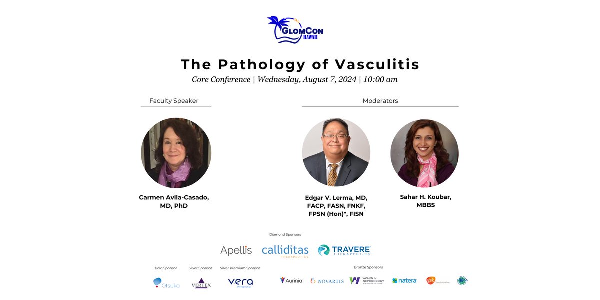 Vasculitis encompasses a group of disorders characterized by inflammation of blood vessels with significant renal implications. 

This session will explore the pathology of small-vessel vasculitis, highlighting key histological findings, disease mechanisms, and diagnostic