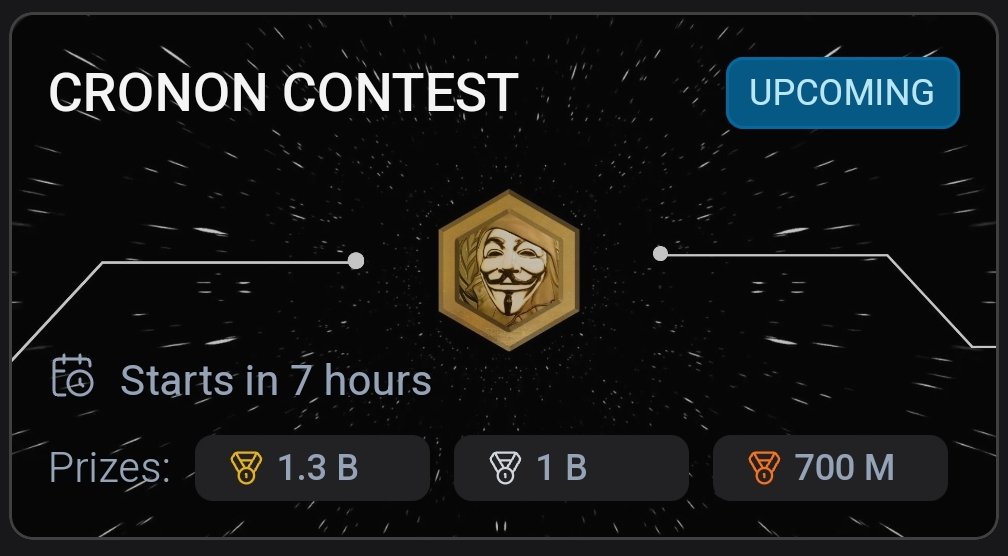$CRONON (@crononymousnft) on Twitter photo Check all details on <a href="/wolfswapdotapp/">Wolfswap | Swap & Earn</a> website!! 🐺
wolfswap.app/leaderboard/cr…
#Crofam $CRONON Check all details on <a href="/wolfswapdotapp/">Wolfswap | Swap & Earn</a> website!! 🐺
wolfswap.app/leaderboard/cr…
#Crofam $CRONON