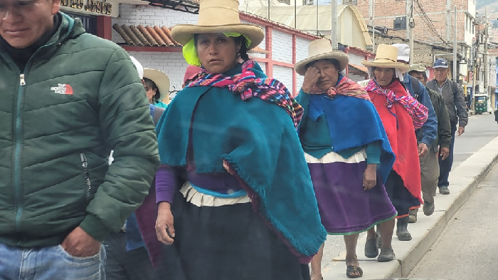 Servindi's tweet photo. 🇵🇪 #Cajamarca Py. Colpayoc afectaría ríos Jequetepeque y Ronquillo→ https://t.co/trvz33TQ3t
Continúan las movilizaciones de comuneros en Chetilla - Cajamarca agrupados en el Frente de Defensa Ambiental debido al avance del proyecto minero #Colpayoc que pretende extraer oro en... https://t.co/9AJHDb0vYw