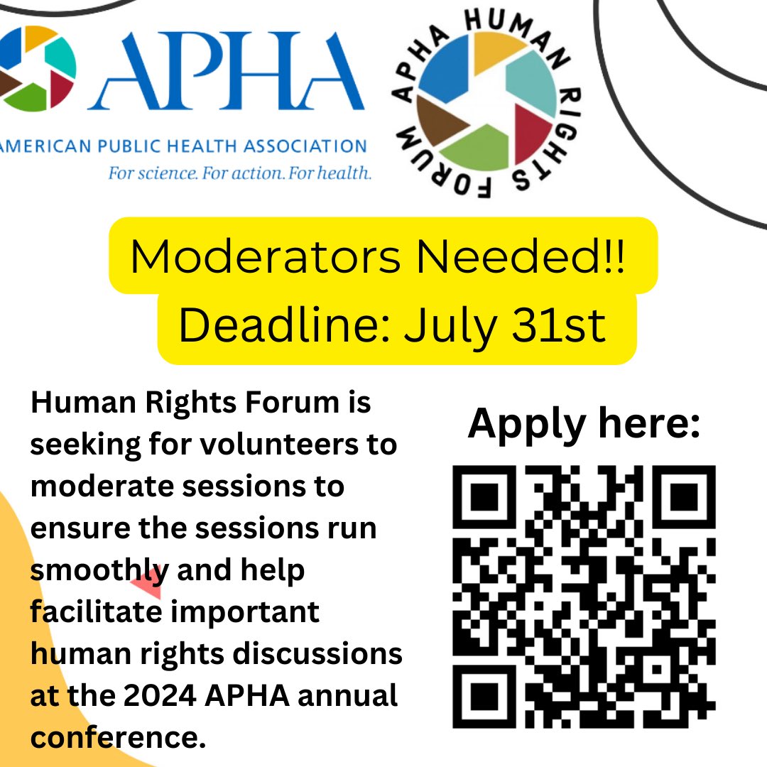 APHA Human Rights Forum tweet media
