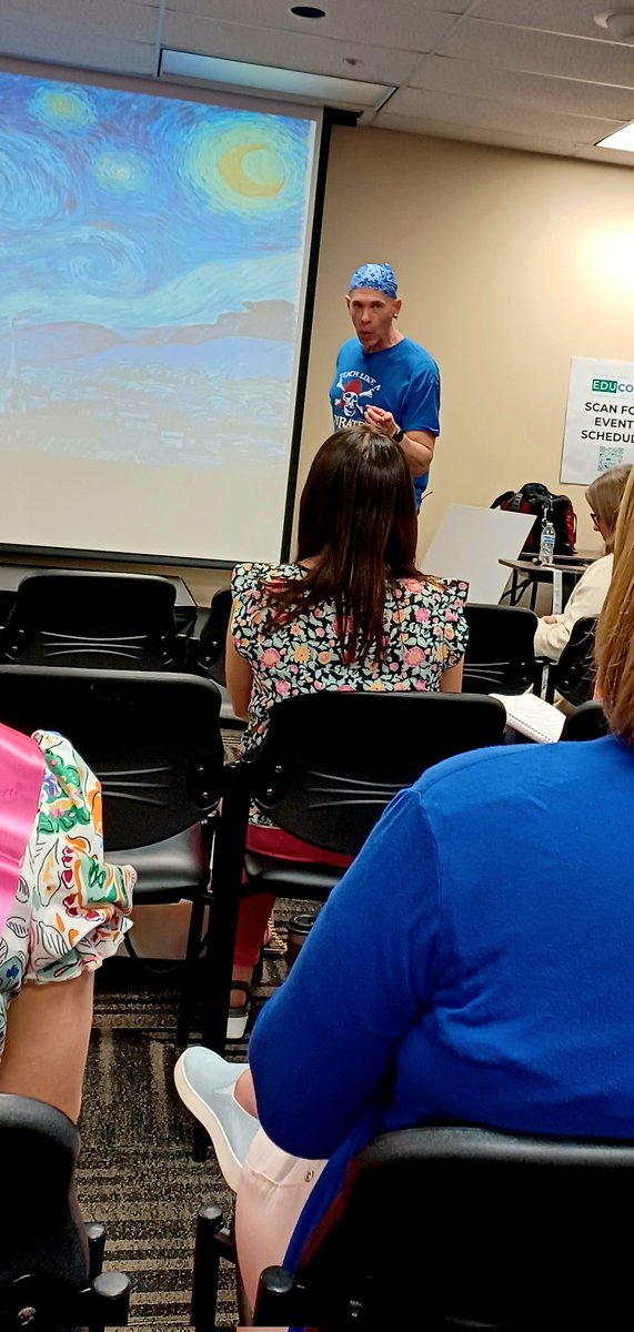 One of the BEST sessions I've encountered in over 16 years of education PD! <a href="/burgessdave/">Dave Burgess</a> is an inspirational, high-energy, high-impact educational motivator who reminds us of what teaching should be. And, he signs Pirate Booty when you leave your book at home! 🙃☠️🤗 #tlap