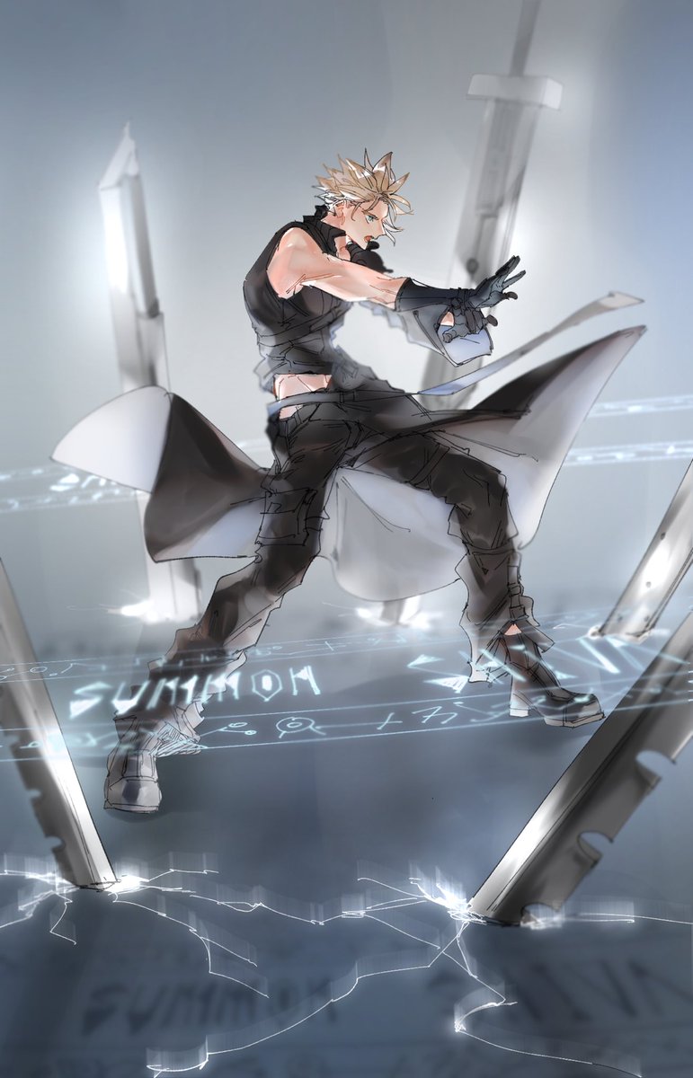 地面に剣突き刺して魔法陣みたいなのｳﾞｩﾝｯｯ!!!て出して喚ぶタイプの召喚
☔️☁️