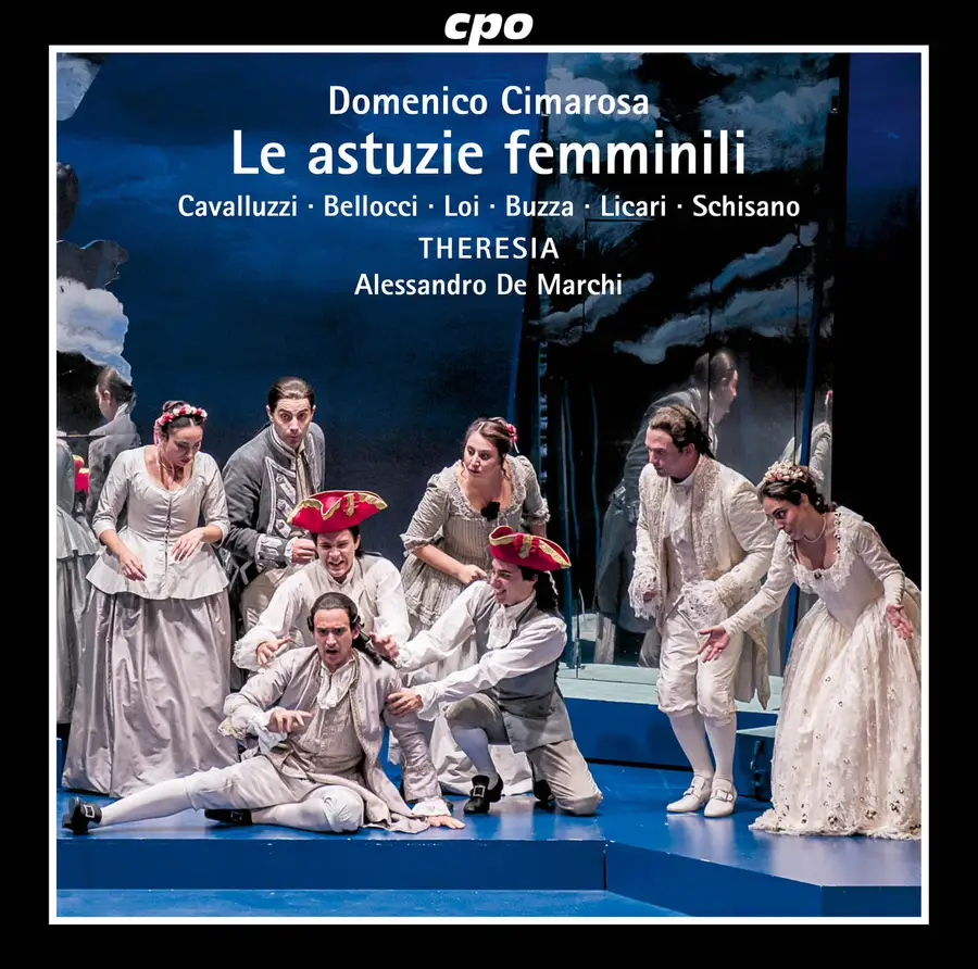 #NewCDmc
3 May 2024
<a href="/Theresiatwitt/">Theresia Orchestra</a> &amp; #cpo present:
a very nice edition of
#Cimarosa Opera: Le Astuzie Femminili!
With a good amount of #sprezzatura (hear the #FinaleNo9!)!
Discover the real spirit of #Cimarosa comedic music!
#opera #cd #album #media
prestomusic.com/classical/prod…