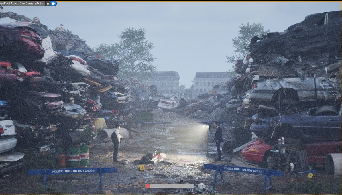 Junkyard

Made in unreal engine 5.4

Used megascans and bought assets from sketchfab / CG trader / unreal marketplace

#unrealengine #crimescene