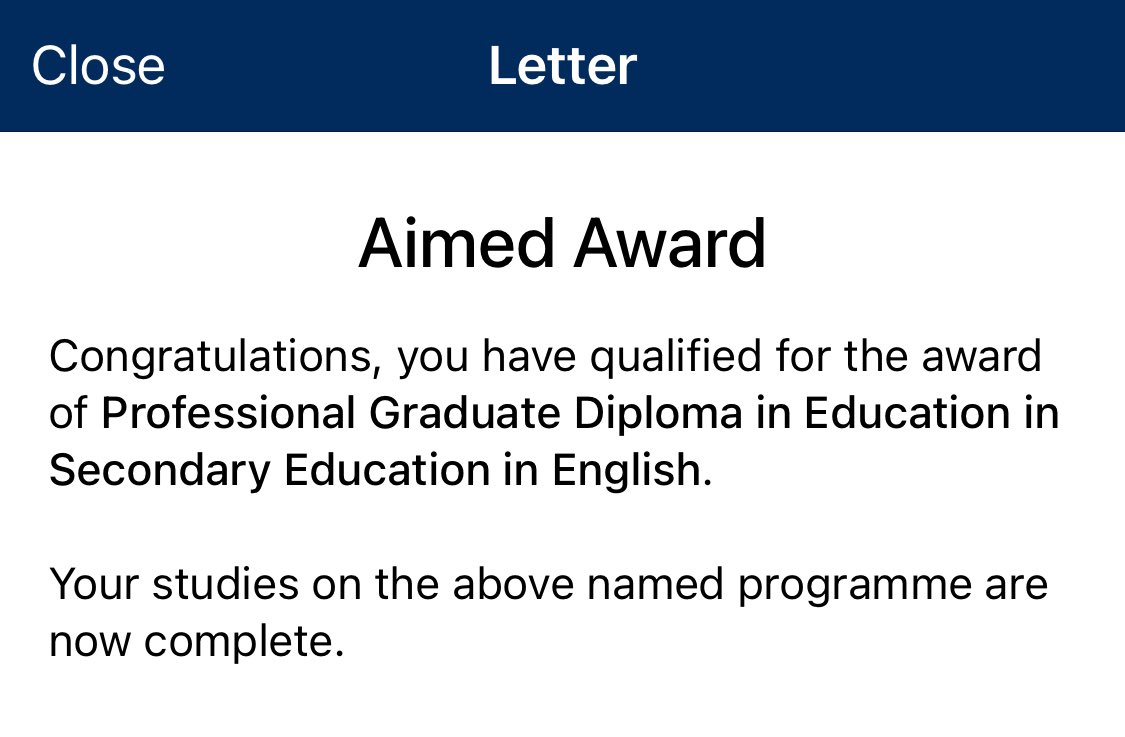 Officially completed my PGDE at <a href="/StrathEDU/">Strathclyde Institute of Education</a> 🥳 looking forward to joining the staff of <a href="/stninianshs/">St Ninian's HS</a> in August for my NQT year 👩🏼‍🏫