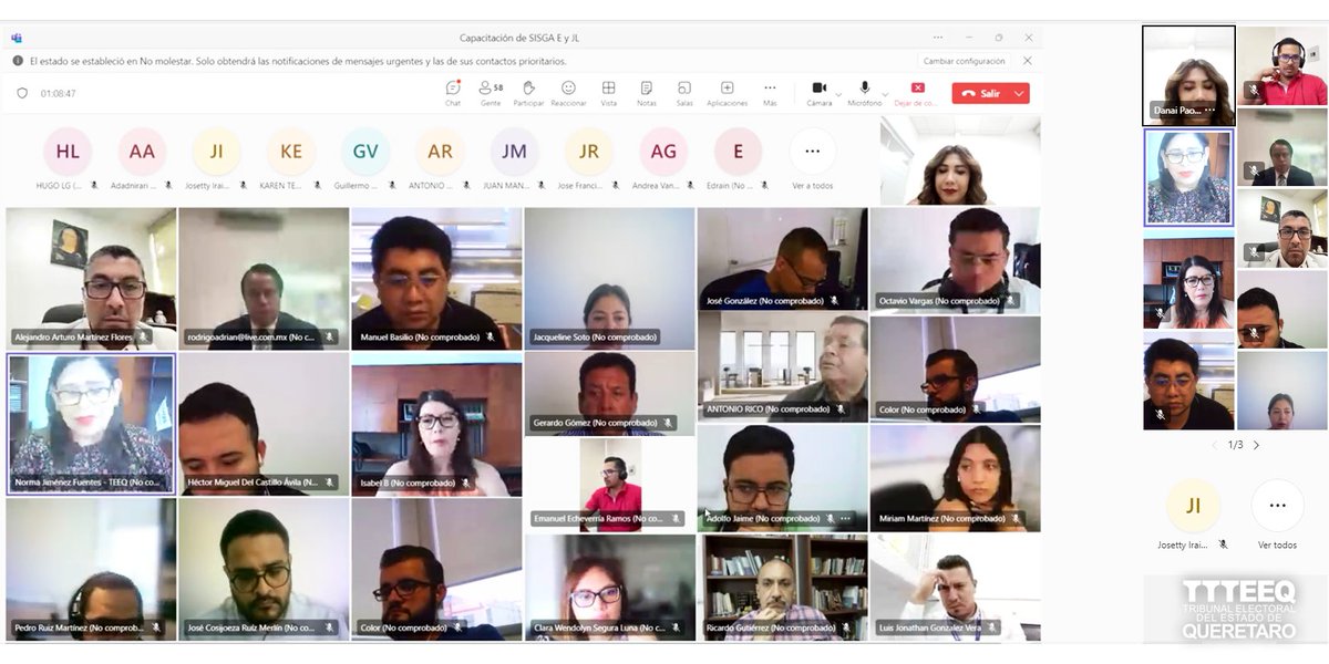 El <a href="/TEEQRO/">Tribunal Electoral del Estado de Querétaro</a> recibió una capacitación en Juicio en Línea y el Sistema de Información de la Sec. Gral. de Acuerdos, SISGA-E, impartida por el <a href="/TEPJF_informa/">Tribunal Electoral del PJF</a>, con el objetivo de impulsar una impartición de justicia ágil, accesible y abierta.

¡Estamos en formación continua!