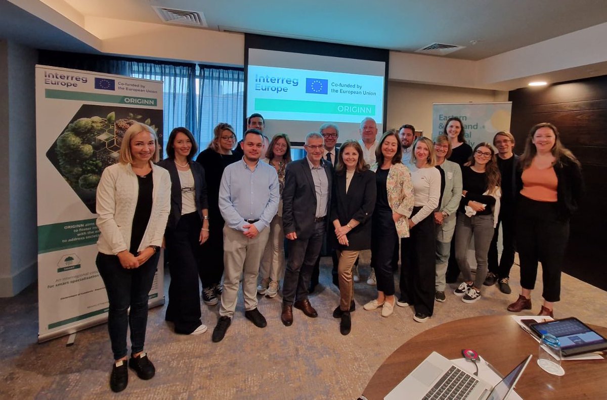 EMRAssembly's tweet photo. Final Day of the @interregeurope project #ORIGINN visit to the🇮🇪 Midlands.
Thanks to Niamh @BiaSol and Christine Collins and Ray Bell from @offalycoco and @longfordcoco for their insights #Digitialisation #CircularBioeconomy https://t.co/hsXdnkpRYE
