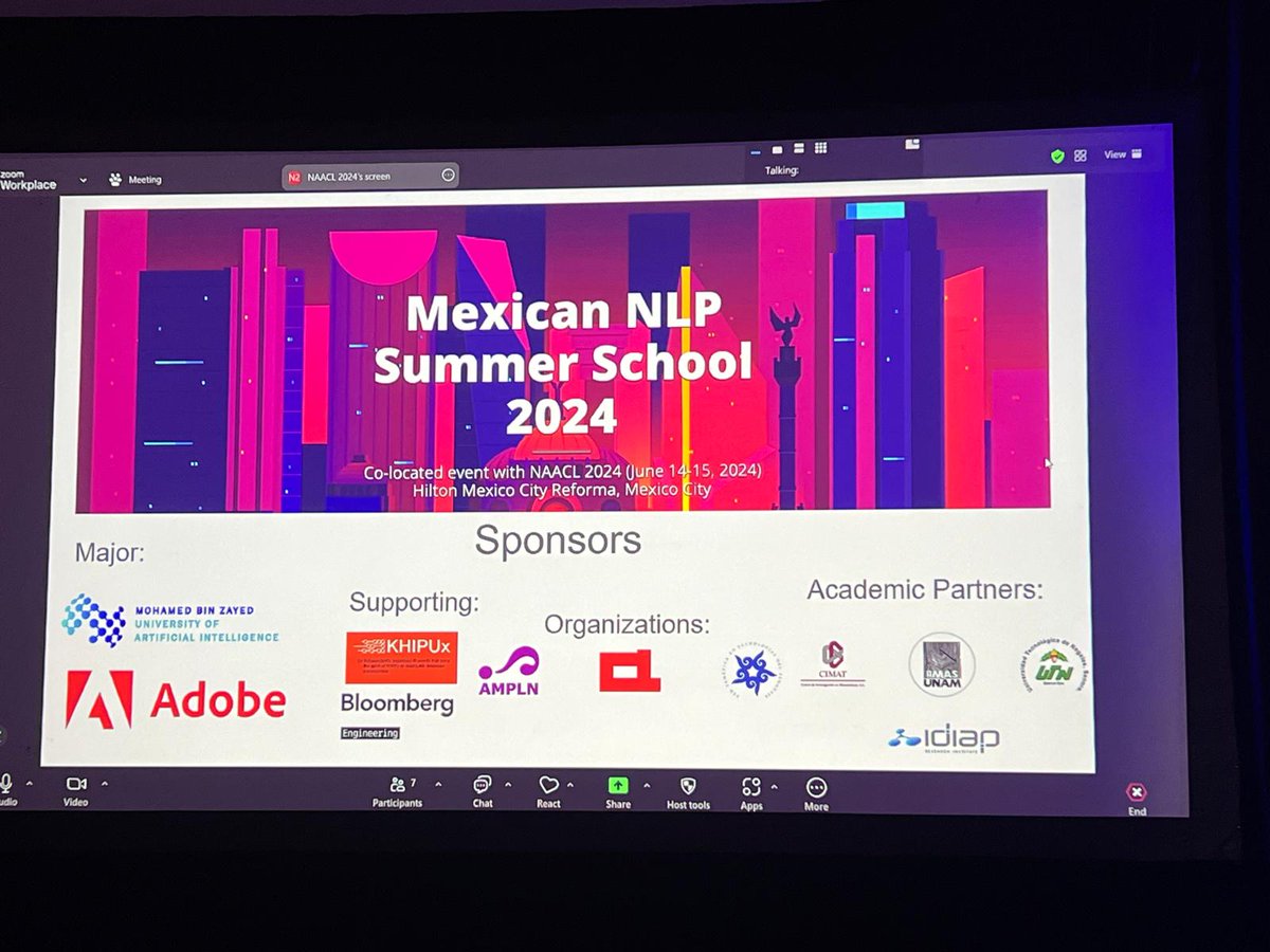 thamar | (@thamar_solorio) on Twitter photo Many thanks to <a href="/Diyi_Yang/">Diyi Yang</a> for such a wonderful and inspiring talk on Human-Centered NLP for positive impact, this morning in the <a href="/EscuelaPLNmex/">Escuela mexicana de PLN</a> <a href="/naaclmeeting/">NAACL HLT 2025</a>
And we have a full house! Many thanks to <a href="/Diyi_Yang/">Diyi Yang</a> for such a wonderful and inspiring talk on Human-Centered NLP for positive impact, this morning in the <a href="/EscuelaPLNmex/">Escuela mexicana de PLN</a> <a href="/naaclmeeting/">NAACL HLT 2025</a>
And we have a full house!