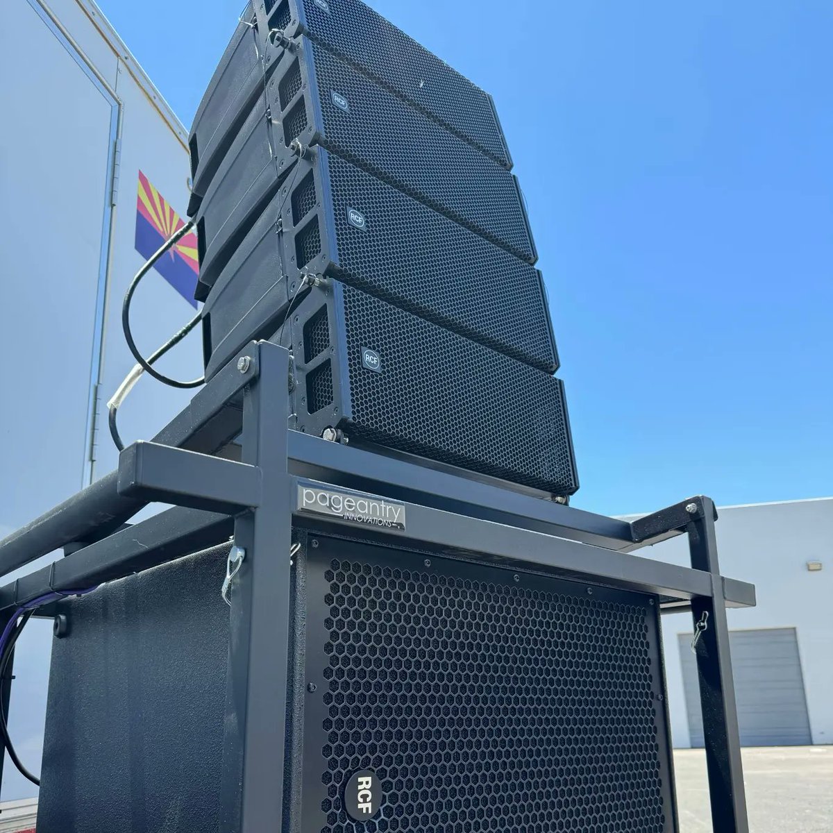 TheAcademyDBC's tweet photo. We love our @pageantryinnovations equipment! From our speakers to our synth carts, Pageantry Innovations is reliable, durable and great for all types of weather – rain or shine 🔥

#theacademydbc #pageantryinnovations #pi #ispypi #dci24 #whenopportunityknocks #sponsor https://t.co/Qz5Y1Q52d6