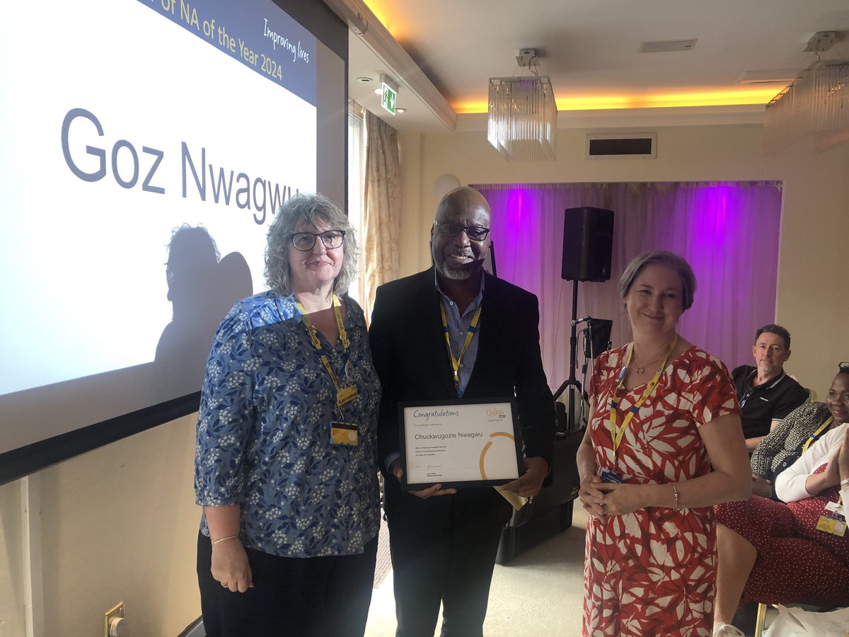 Oxleas Annual Nursing Conference Awards, Winner  of Nursing Associate of the year……..Goz Nwagwu 👏🏻👏🏻👏🏻👏🏻<a href="/OxleasNHS/">Oxleas NHS</a>