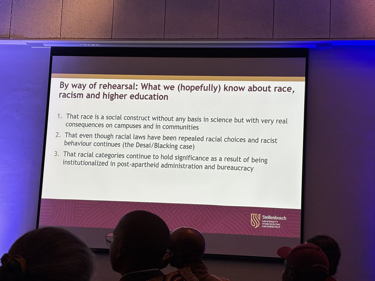 FabLabBU's tweet image. Had an inspiring time at @StellenboschUni conference on race, racism, and human categorization in South African universities organized by @Phila_033 and other CIRCoRe members. Many productive conversations and much to think about!