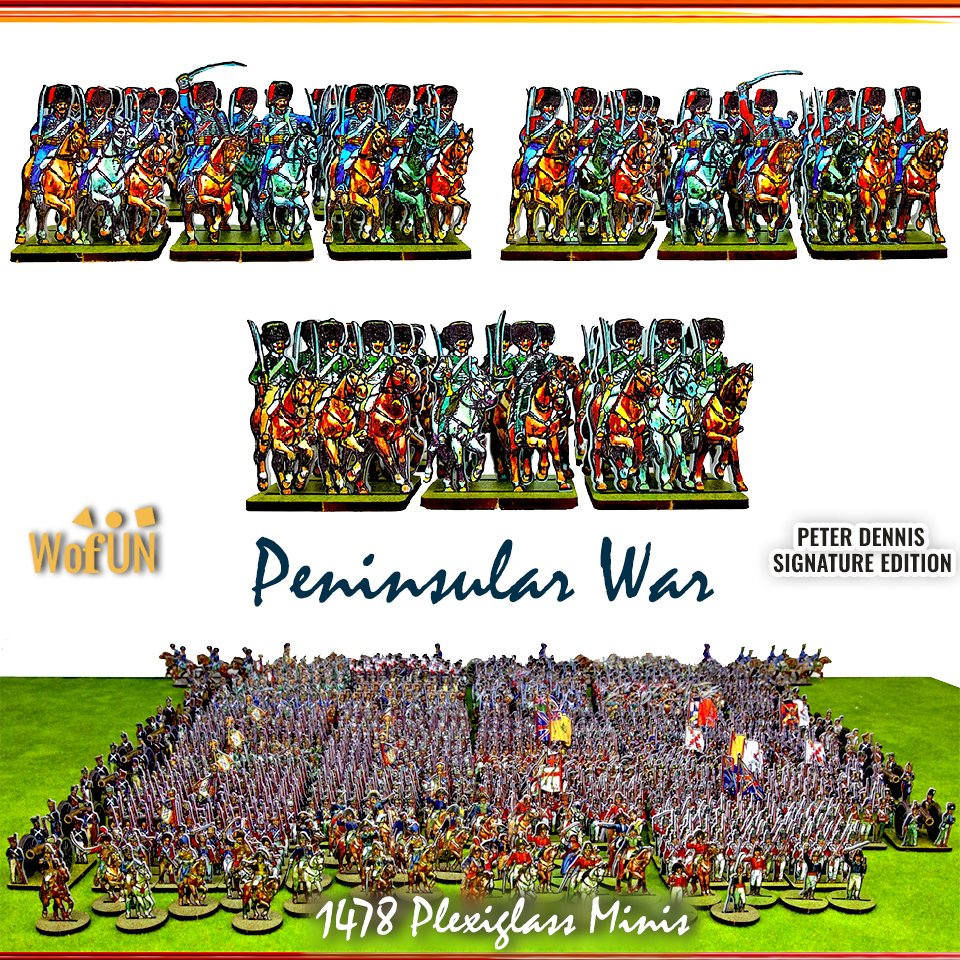 🐎French Hussars wearing Bearskin &amp; French Elite Dragoons are now live on the WoFun website.

🔥Printed &amp; Ready-to-Play Napoleonic Plexiglass Miniatures.

👉Check them out here: shorturl.at/7Aco6

#miniatures #peninsularwar #napoleon #figurines