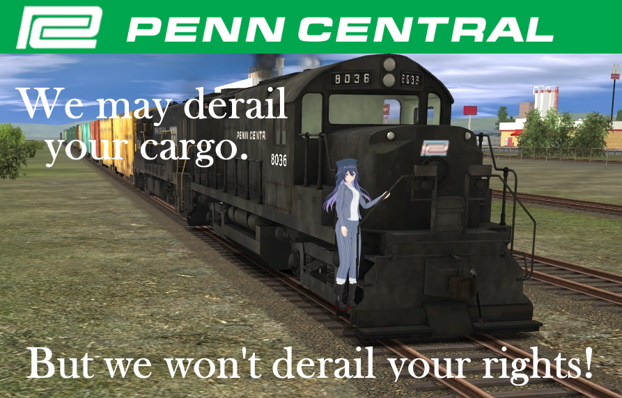 Penn Central may be gone and has been gone for nearly 50 years. But here's something I came up with for this month. Yes I am aware that person on the train is most likely out of scale.