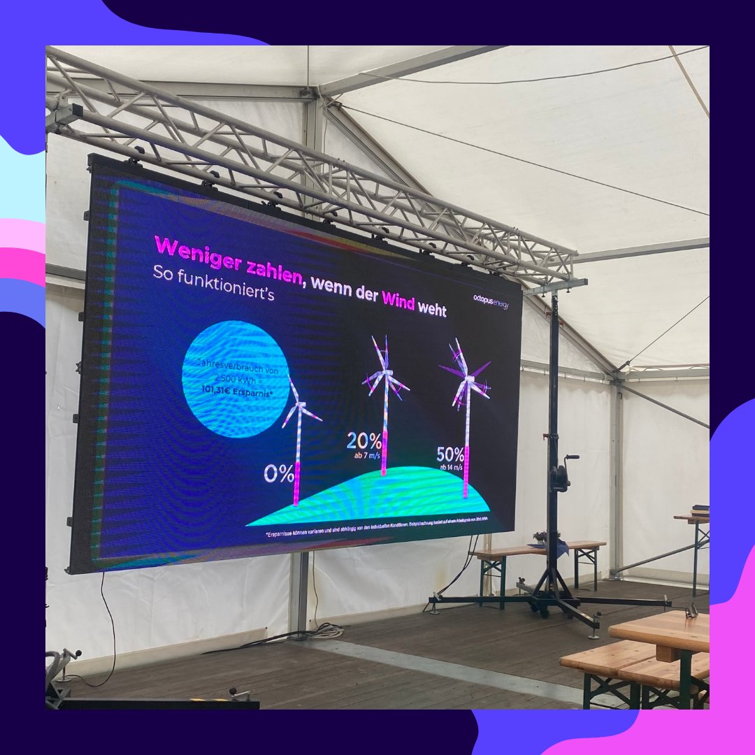 Auf dem Eröffnungsevent durften wir unseren Tarif vorstellen, mit Anwohnern austauschen und interessierte Fragen rund um die unzähligen Möglichkeiten von Windkraft beantworten. Als Highlight konnten die Gäste dann auch noch einen Blick in das Windrad werfen. #Gaishecke #Windkraft