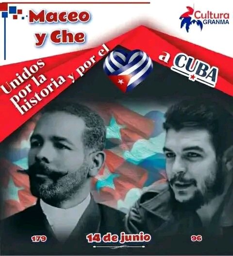 Dos guerrilleros incansables quedaron en el legado histórico de nuestra nación , dos hombres cuyas vidas en tiempos diferentes enaltecieron la historia .
#Cuba vive por su historia 
#Unidos por la historia
#PCC Jiguani