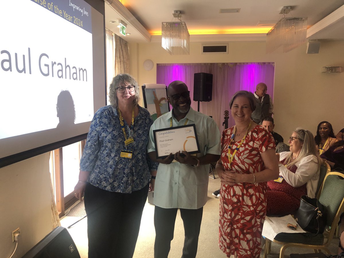 Oxleas Annual Nursing Conference Awards, Nurse of the year……Paul Graham 👏🏻👏🏻👏🏻👏🏻👏🏻👏🏻<a href="/OxleasNHS/">Oxleas NHS</a>