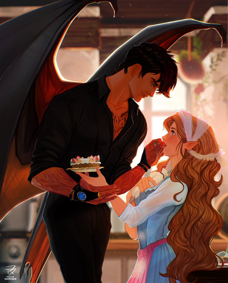 StardustSteph's tweet image. It’s this sunrise
And those brown eyes, yes
You’re the one I desire 

⊱❊⊰⁣⁣⁣

⤞ art by @trxvon2 (❤️)
⤞ commissioned by me

domestic fluff for my elriels 🍓

⊱❊⊰⁣⁣⁣

pls do not reupload
#elriel #elainarcheron #azriel #acotar #fanart 
#booktwt #sarahjmaas #elrielmonth