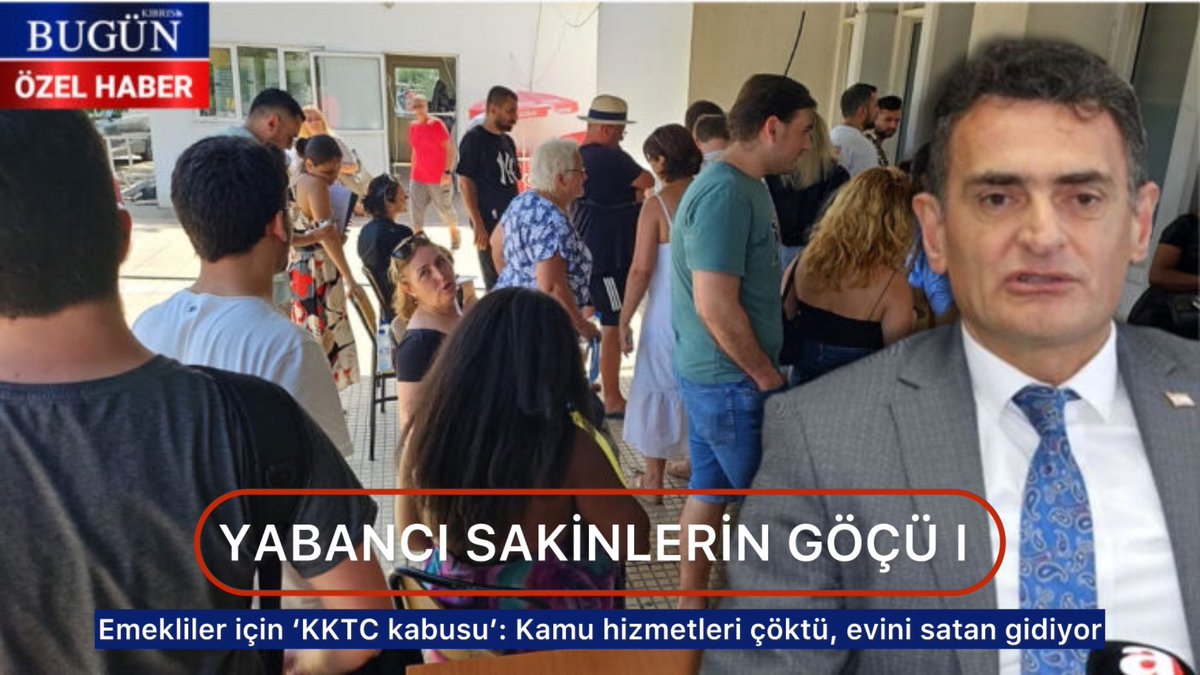 Κάποτε φτάνει η ώρα της θεία Δίκης και στα τουρκοκατεχόμενα. Αφού ήπιαν το αίμα σε Ισπανούς,Πορτογάλους,Λετονούς κλπ και πλούτισαν πουλώντας Ε/Κ περιούσιες,τους καταστούν παράνομους αν δεν ενταχθούν σε νέο καθεστώς παραμονής αξίας 3.000 ευρώ. Όλοι φεύγουν news.rik.cy/article/2024/6…