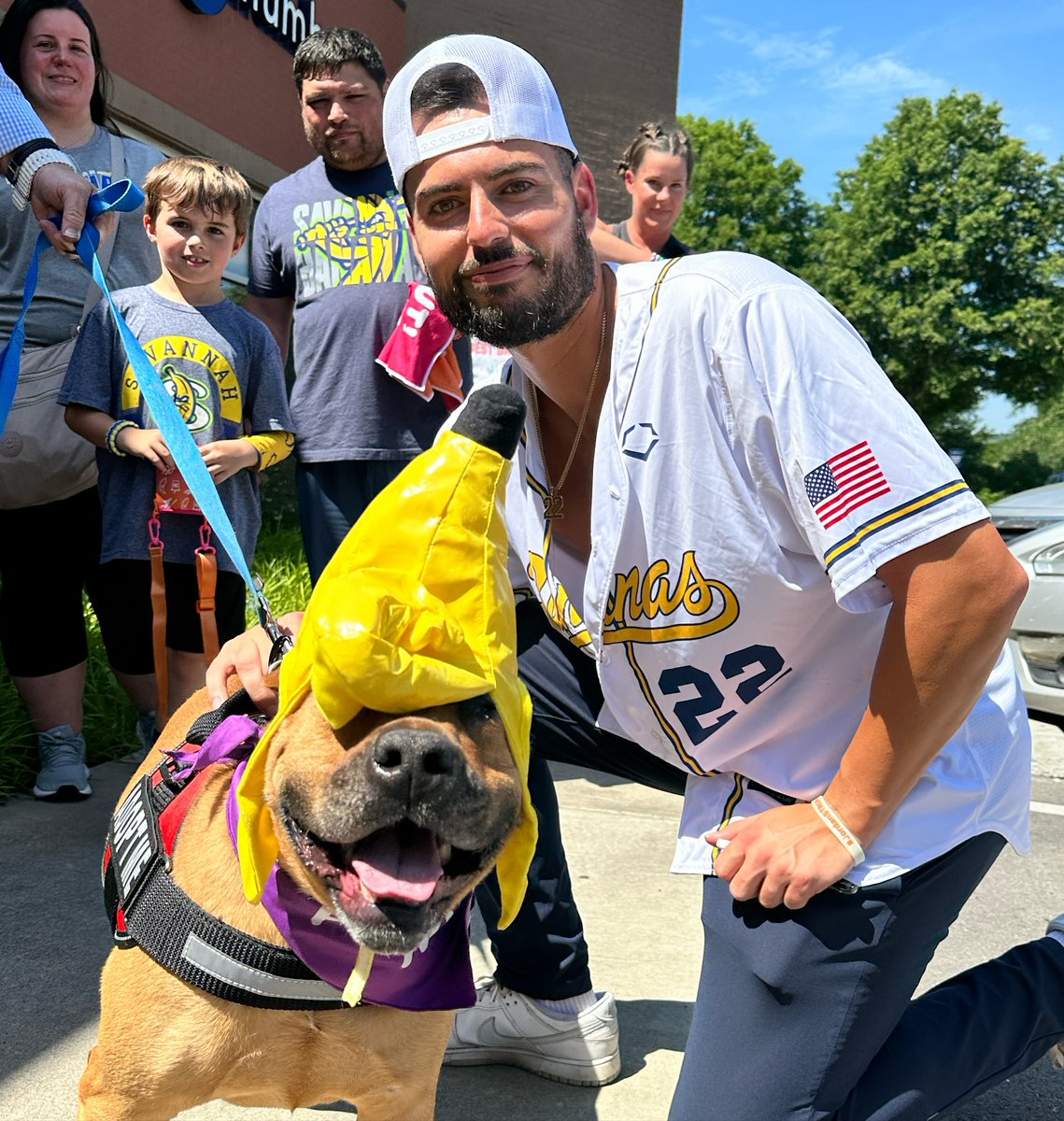 Williamson County (@wcanimalcenter) on Twitter photo Adoptable Coco got to meet the <a href="/TheSavBananas/">Savannah Bananas</a> today! She's ready to slide into a loving home. #franklintn #Dunkin Adoptable Coco got to meet the <a href="/TheSavBananas/">Savannah Bananas</a> today! She's ready to slide into a loving home. #franklintn #Dunkin