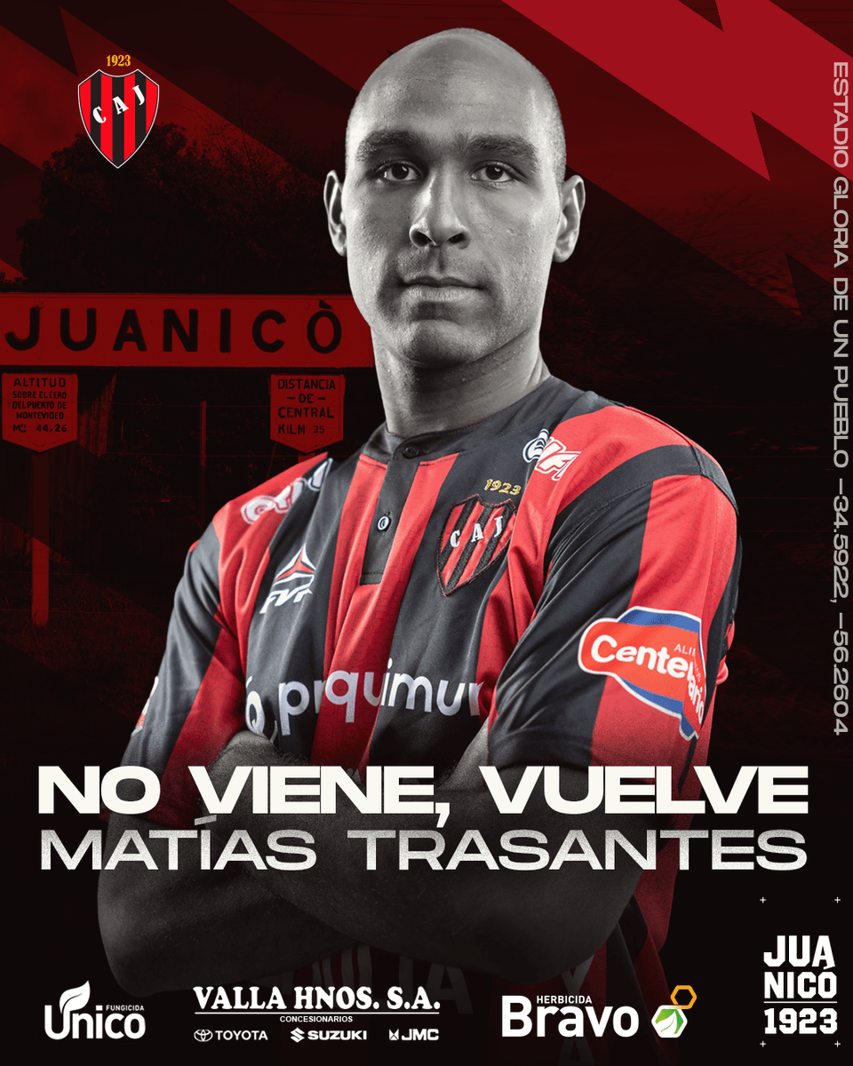 OficialCAJ's tweet photo. 👋 𝗡𝗢 𝗩𝗜𝗘𝗡𝗘, 𝗩𝗨𝗘𝗟𝗩𝗘

¡Bienvenido de vuelta a casa, Mati! https://t.co/zVMVnL1vOJ