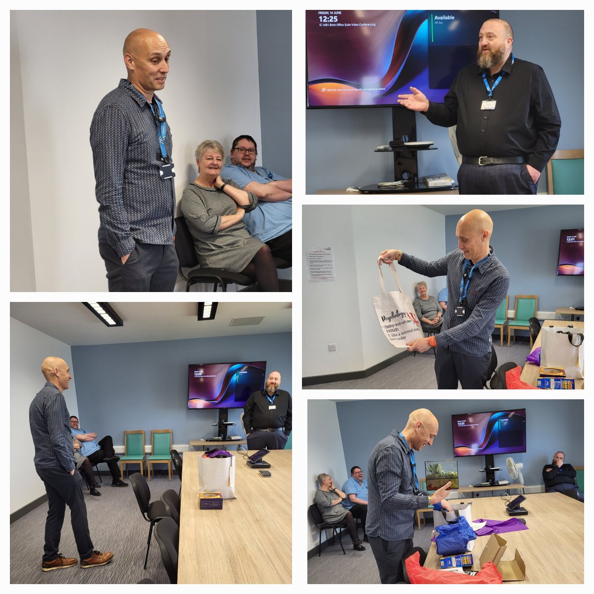 Team Bolton say goodbye to <a href="/Rufusmay/">Rufus May</a> , thankyou for the memories the laughter , the friendship and support you brough to our team. Go out there and be amazing. We will miss you x <a href="/schofe09/">Faith</a>  <a href="/DAWNPAR48306230/">DAWN PARKER</a> <a href="/GMMH_NHS/">Greater Manchester Mental Health</a>  🥰
