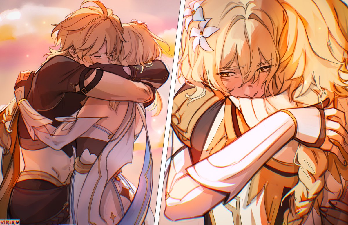 if I'm not gonna get it, I'm gonna draw it🥲

#genshinimpact #aether #lumine #art