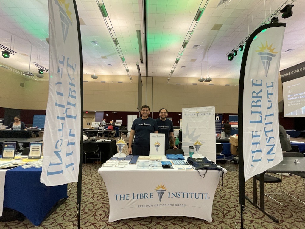 LIBRENC's tweet photo. .@LIBREInstitute is thrilled to attend the 25th Annual Raleigh Small Business Expo as a premier sponsor! We champion economic prosperity and the entrepreneurial spirit. Together, we can create opportunities & drive success for small businesses. #RaleighExpo #FreedomDrivesProgress https://t.co/S1oQ7rO3IK
