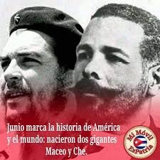 La nobleza y el coraje de Maceo, sumado a la agudeza y osadía del guerrillero heroico, hombres de pensamiento y acción que se erigen una vez más como pilares del presente y el futuro. 
#CheVive
#MaceoVive
#CubaPorLaVida
#CubaCoopera 
<a href="/cubacooperaven/">Brigada Médica Cubana en Venezuela</a>
<a href="/MINSAPCuba/">Ministerio de Salud Pública de Cuba</a>
<a href="/japortalmiranda/">José Angel Portal Miranda</a>