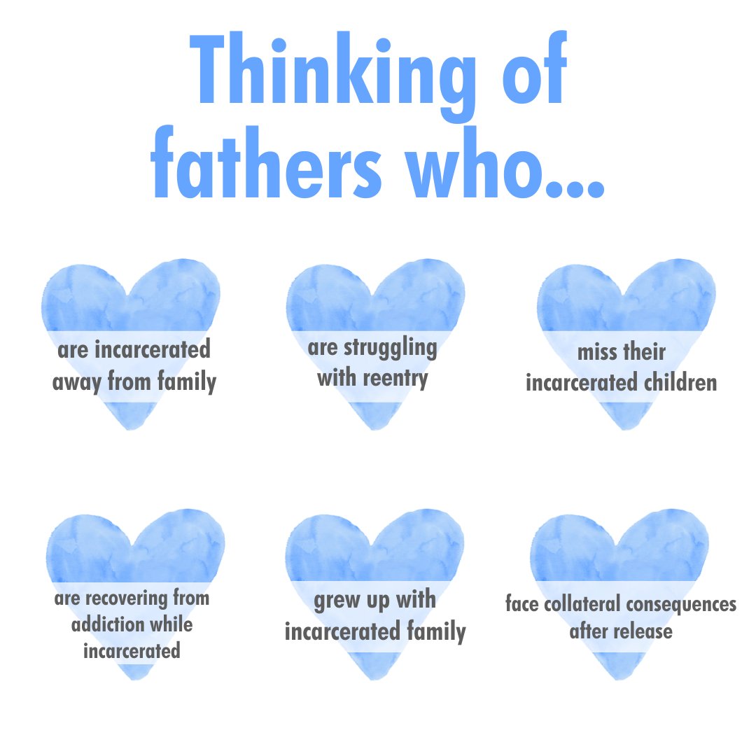 This Father’s Day, 626,800 fathers will be separated from their children and loved ones.

Incarceration does not just harm people behind bars – it hurts entire families and communities.