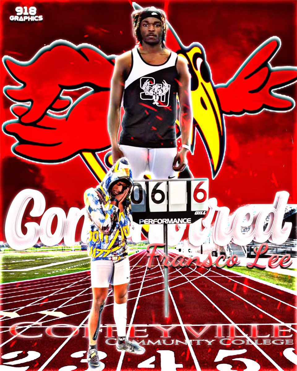 Bless to say that I will be taking my track talents to Coffeyville College in Kansas Let Work RedRavens🖤❤️ #VilleMade #4Mazz #LLMG #LLM