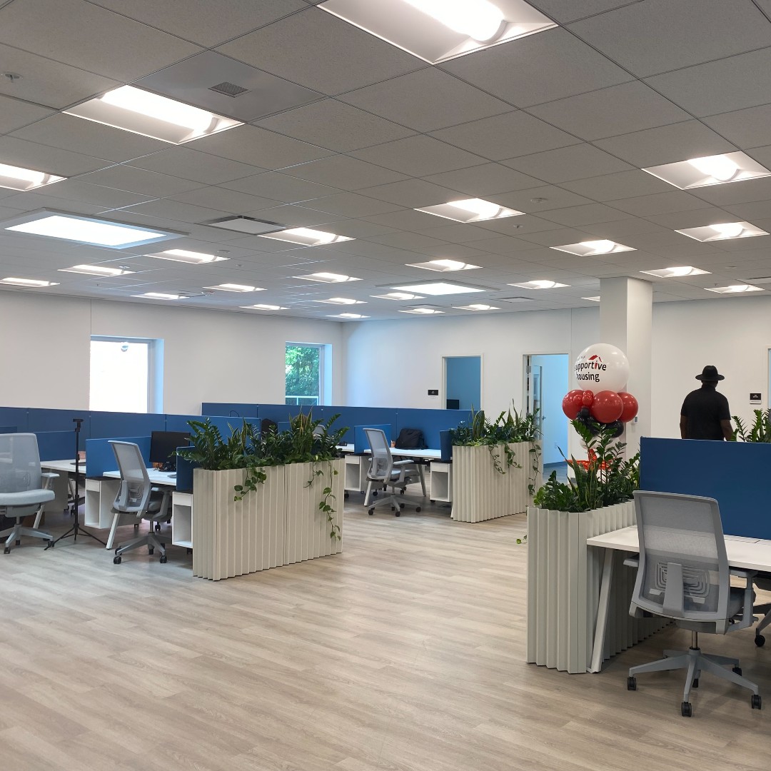 VCDC_US's tweet image. This week, we celebrated the success of new supportive housing community Cool Lane Commons developed by Virginia Supportive Housing! Cool Lane Commons offers 86 single-occupancy apartments renovated from a vacant assisted living property in Richmond, VA.