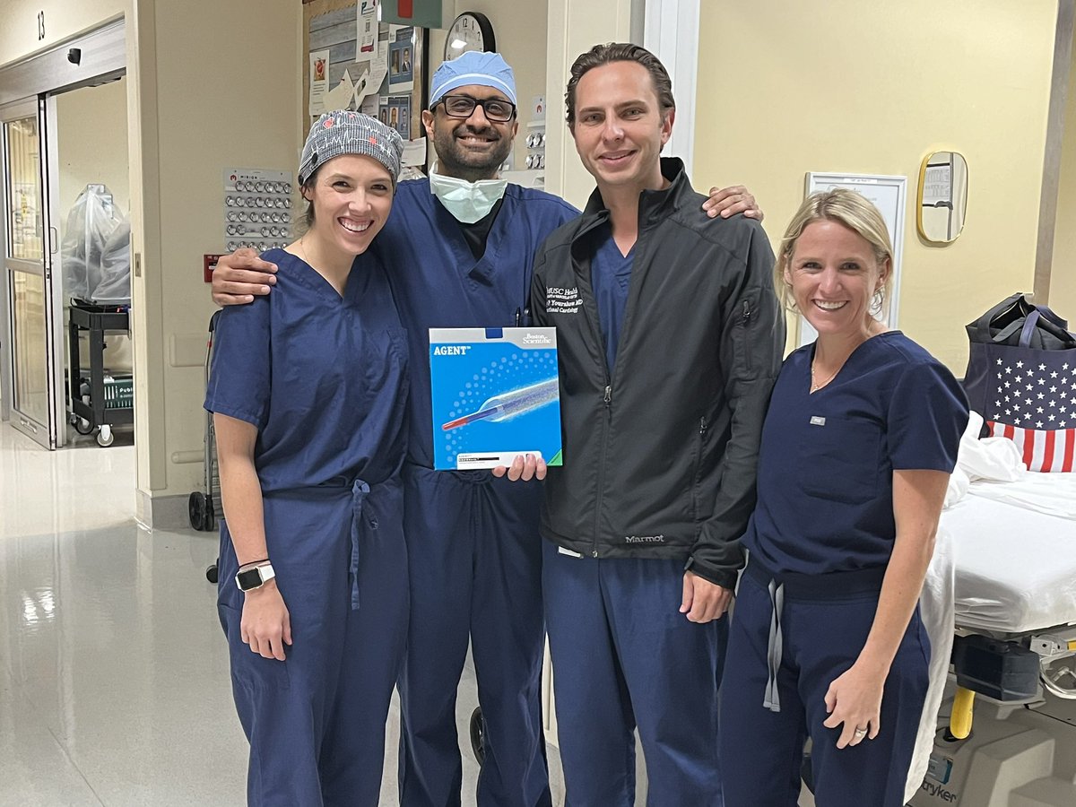 Arasi Maran (@arasimaran) on Twitter photo I am so glad <a href="/MUSChealth/">MUSC Health</a> did its first #AGENT DCB for ISR of Left Main. Congratulations Jeffrey Yourshaw, Mayank Patel <a href="/CarsonKeckMD/">Carson Keck</a> ! <a href="/dhsteinberg/">--danny.</a> <a href="/EricPowers4/">Eric Powers</a> <a href="/BSCCardiology/">BostonSci Cardiology</a> <a href="/PLooserMD/">Patrick M Looser MD</a> <a href="/NiteshAinani/">Nitesh Ainani</a> <a href="/MUSCCardFellows/">MUSC Cardiology Fellowship Programs</a> <a href="/MUSC_WIC/">MUSC-WomenInCardiology</a> I am so glad <a href="/MUSChealth/">MUSC Health</a> did its first #AGENT DCB for ISR of Left Main. Congratulations Jeffrey Yourshaw, Mayank Patel <a href="/CarsonKeckMD/">Carson Keck</a> ! <a href="/dhsteinberg/">--danny.</a> <a href="/EricPowers4/">Eric Powers</a> <a href="/BSCCardiology/">BostonSci Cardiology</a> <a href="/PLooserMD/">Patrick M Looser MD</a> <a href="/NiteshAinani/">Nitesh Ainani</a> <a href="/MUSCCardFellows/">MUSC Cardiology Fellowship Programs</a> <a href="/MUSC_WIC/">MUSC-WomenInCardiology</a>