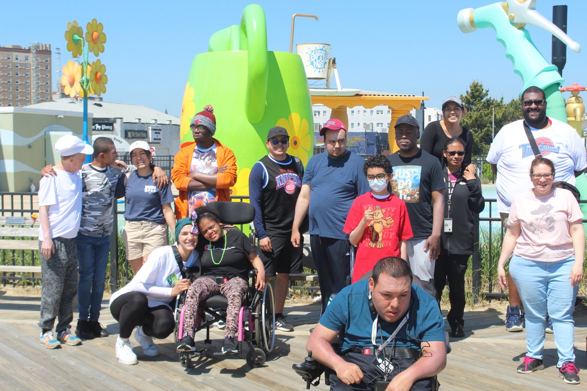 RisingTreetops's tweet photo. From May 16 to May 23, a busy respite session was held for a group of 33 clients at Rising Treetops. As these photos show, we had a fun and beautiful week the featured a spirited beach and boardwalk trip! 

#risingtreetops #respiteservices #respitecare #boardwalkfun https://t.co/uJpwD6Gvds